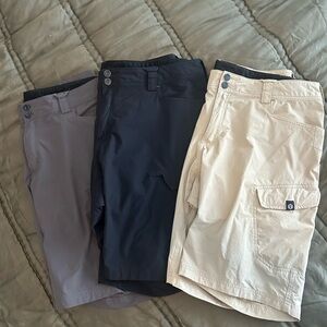 TrueWerk Men’s Shorts Size 38 – 11” Inseam – Gray, Black & Khaki – 3 for $90